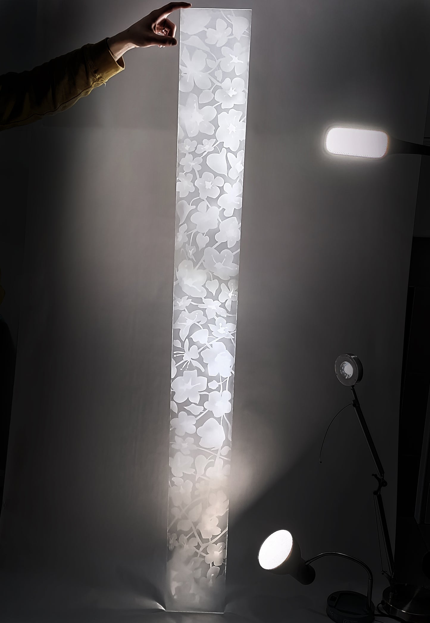 Blossoming Tree - Custom Etched Glass