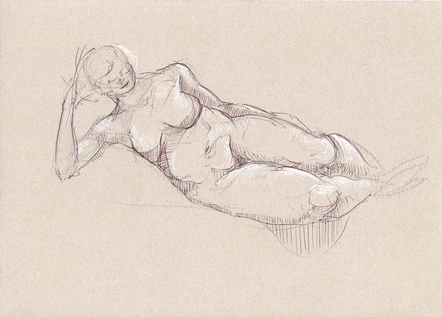 Woman Figure Study 5 - Giclee Print or Original
