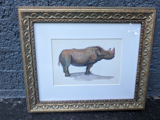 Rhino - Giclee Print or Original.