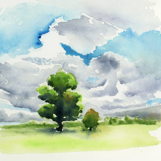 Summer Landscape - Giclee Print